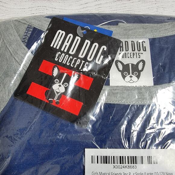 Mad Dog Concepts Magical Friends 3 pc Pajama Set Unicorn Mermaid Girls L (10/12) - Picture 5 of 7